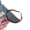 Diadema de Acetato Ondulada Dentada Estilo Coreano para Mujer, Versátil Diadema Antideslizante de Corona Alta para Lavarse la Cara Accesorio para el Cabello