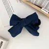 Pinza de Garra 3D con Lazo de Mezclilla Estilo Coreano de Hada para Mujer 2025 Nuevo Pasador para la Parte Posterior de la Cabeza Elegante Pinza de Tiburón Accesorio para el Cabello