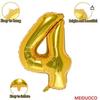 Versión fronteriza de EE. UU. de 32 pulgadas dorada Digital flotante cuerpo delgado de aluminio digital globo sitio fondo diseño suministros lote