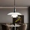 Lustre de vidro PH3 designer dinamarquês quarto estudo lâmpada restaurante nórdico decoração de luxo leve hotel lâmpada de bar PH5