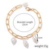 Pulsera Barroca Retro de Perlas Irregulares Transfronteriza Europea y Americana con Diseño de Moda y Pulsera de Perlas Irregulares Multicapa