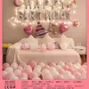 Ins Juego de Globos para Decoración de Cumpleaños Niños Niñas Fiesta de Cumpleaños de Bebé Accesorios para Disfrazar Escena