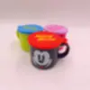 Novo Copo de Leite de Desenho Animado Fofo com Alça Copo para Beber Antiderrapante Anti-queda com Tampa Copo de Enxaguante Bucal Infantil Atacado