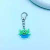 Transfronterizo Nuevo Creativo 2D de Alto Valor Dibujo Animado Lindo Llavero Transparente de Acrílico Accesorios para Mochila de Estudiante