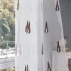 Cortinas Blackout de Comercio Exterior Calientes de Venta Cruzada para Dormitorio y Sala de Estar, Producto Terminado, Patrón de Árbol Bordado, Transparentes, Amazon