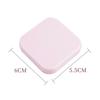 Espejo pequeño con tapa abatible, espejo de maquillaje plegable simple de doble cara, espejo de escritorio para niñas, espejo de bolsillo fresco y portátil