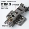 Bisagra de Aluminio de Ángulo Múltiple Especial de 30 y 45 Grados Positivos y Negativos Color Negro Pistola Bisagra Hidráulica de Puerta de Vidrio con Amortiguador de Forma Especial