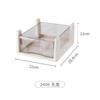 Caja Archivadora Transparente A5 Gruesa con Cajón Plástico Almacenamiento Archivador Cajonera Gabinete de Almacenamiento para Escritorio de Estudiante