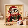 Set de Arte de Pintura de Perlas Navideñas DOWMOO - Decoraciones de Pegatinas de Diamantes Terminadas para Crear una Atmósfera Festiva