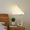 Luminária de Parede Quarto Interior Luminária de Cabeceira Simples Nórdica Personalidade Criativa Celebridade da Internet Estudo Fundo de Parede Lâmpadas Zhongshan