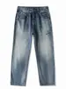 Ropa para Hombre Maple House / Nueva Colección Primavera/Otoño 2026: Jeans de Pierna Recta Sueltos y Pantalones de Pierna Ancha de Streetwear Americano de Moda para Hombre