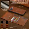 Funda de teléfono magnética dos en uno desmontable con tarjetero compatible con Google Pixel 10A, funda de cuero anticaídas para Google Pixel 9
