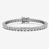 Pulseira Transfronteiriça Europeia e Americana Nova de Prata Esterlina S925 Pulseira de Hip-hop Feminina Pulseira de Marca Tendência de Luxo Leve para Homens e Mulheres