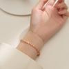 Pulsera de cola de fénix de plata S925 para mujer, diseño de nicho brillante, chica estrellada, pulsera de red roja que combina con todo S4228
