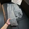 Pantalones retro americanos con estampado de estrellas para hombre, colección de otoño, de alta gama, fluidos, de pierna recta, corte holgado y adelgazante, casual