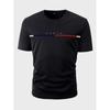 [Produção de imagens] [612 novos] Camiseta masculina de manga curta estampada 100% algodão TEMU Amazon