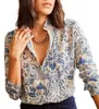 Estación independiente 2025 explosión camisa de verano para mujer nueva tendencia europea y americana camisa estampado de animales 3D