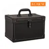 Caja de Herramientas Portátil para Técnico de Masaje de Pies Caja de Almacenamiento de Cosméticos con Cerradura y Espejo Caja de Reloj para Pediluvio Portátil