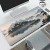 Mouse Pad Desenho Animado Teclado de Computador Mesa de Trabalho Jogos Estilo Anime Tapete de Mesa de Escritório para Homens e Mulheres com Bordas Costuradas e Design Espessado