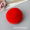 Bolinha de pelo em formato de abacaxi com alfinete e fecho de pressão, cauda de coelho sintética, acessório de vestuário artificial para DIY, produção experimental em pequena escala