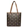 Bolso Tote de Lujo Ligero para Mujer 2025 Nuevo Otoño Gran Capacidad Bolso para Madre de Mediana Edad Bolso de Hombro Estampado para Viajes y Compras
