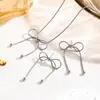 Collar de Cadena Hueso de Serpiente con Lazo de Acero de Titanio Antidesvanecimiento, Joyería para Mujer, Moda Europea y Americana, Sencillo y Versátil, Cadena de Clavícula de Alta Gama