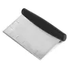 Spot venta al por mayor herramientas para hornear mango de plástico cuchillo raspador de acero inoxidable raspador de harina raspador cuchillo plano raspador plano