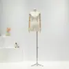 Suporte de Exposição Meio Corpo Feminino para Loja de Roupas Suporte de Exposição de Manequim de Corpo Inteiro Manequim Feminino de Corpo Inteiro com Pernas Divididas Estilo Coreano