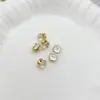 Cobre Banhado a Ouro 18K Zircônia Acessórios para Joias DIY Colar Pulseira Fecho Conector Multiuso com Zircônia