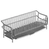 Cesta escurridora Ermo de acero inoxidable 304 escurridor para fregadero encimera almacenamiento de platos palillos estante de almacenamiento de cocina