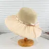 Chapéu Viseira de Sol Novo Estilo de Verão para Mulheres, Viagem ao Ar Livre, Proteção Solar, Secagem Rápida, Aba Larga, Respirável, Versátil, Chapéu de Sol da Moda