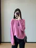 Deixa a pele super clara~ O processo escovado faz parecer super modelador, estilo solto, preguiçoso, roupa quente para mulheres, 2026 novo inverno H091815