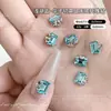 Produto acabado em forma de ovo de pombo sem base, bolas de diamante empilhadas, decorações para nail art, ornamentos de diamante coloridos, acessórios de diamante para nail art