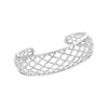 Pulsera con Patrón Calado Nueva de Otoño e Invierno, Exquisito Conjunto de Anillo y Pulsera de Estilo Étnico de Alta Gama, Joyería de Diseño de Nicho