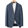 Chaqueta de Traje Delgada para Hombres de 24 Años para Primavera y Otoño, Adecuada para Jóvenes y Personas de Mediana Edad, Casual de Negocios, Versátil, Resistente a las Arrugas, Venta al por Mayor para Trabajadores de Cuello Blanco