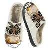 Pantuflas de Algodón para Hombres y Mujeres, Lindas Pantuflas Cálidas de Dibujos Animados para el Hogar, Pantuflas Estampadas de Comercio Exterior, Pod Cross-Border Jit Dropshipping