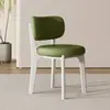 Silla Nórdica Moderna Minimalista para el Hogar de Madera Maciza Silla con Respaldo de Diseño Italiano de Lujo Ligero Silla de Comedor para Apartamento Pequeño