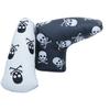 Cubierta de Tapa para Putter de Golf, Cubierta Protectora para Cabeza de Bola, Cubierta para Palo en Forma de L, Calavera, Suministros de Golf sin Logo