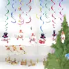 Árvore de Natal em Espiral de PVC para Pendurar, Guirlanda com Bolas de Cristal, Decoração de Cena de Festa, Suprimento Transfronteiriço da Amazon