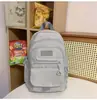 Mochila casual de moda estilo coreano transfronteriza modelo nuevo 2026 bolsa escolar de gran capacidad mochila versátil linda de moda para mujer