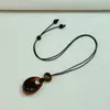 Colar Pingente Longo Acrílico Manchadinho Retro Simples Corrente para Suéter de Alto Padrão Acessórios de Design de Nicho Atacado