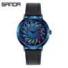 Sanda Nuevo Reloj de Moda Cool Tendencia Juvenil Personalidad Creativa Calado 1056 Reloj de Pulsera Mayorista