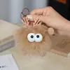 Chaveiro criativo de raposa com olhos grandes, pingente para carro ou mochila, pequeno elfo fofo, presente de aniversário