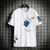 Transfronterizo una generación de camiseta de manga corta al por mayor para hombre verano 2022 verano nueva moda ins media manga marca de moda Súper