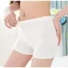 Shorts de Seguridad Antiexposición de Verano para Mujer, Leggings Finos de Encaje de Seda Helada de Tres Puntos para Usar Debajo de la Ropa, Estilo Boxer para Estudiantes