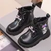 Botines de Princesa para Niña 2025 Primavera y Otoño Estilo Nuevo Botas tipo Martin para Niña con Forro de Terciopelo Botas de Piel Moda Infantil Botas Versátiles