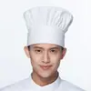 Gorro de Chef para Hombres y Mujeres, Gorro de Algodón, Gorro de Champiñón, Restaurante, Hotel, Cafetería Escolar, Gorro de Chef para Cocina, Gorro de Trabajo, Alto