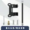 Bomba de Ar Mini de Liga de Alumínio para Bicicleta Baimei Portátil Inflador Manual Universal para Bicicleta de Estrada Válvulas Presta e Schrader