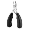 Cortauñas Profesional de Acero Inoxidable con Resorte para Eliminar Cutículas y Recortar Uñas Duras y Gruesas, Adecuado para Uso en Casa y Pedicura