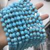 Turquesa azul otimizada natural espaçador 2*4mm disco de ângulo reto conta plana conta roda de turquesa acessórios para joias diy junta